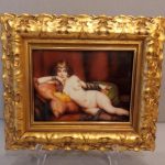 cornice-con-pittura-nudo-di-donna-custom