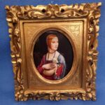 copia-di-miniatura-dama-con-lermellino-con-cornice-depoca-in-oro-zecchino